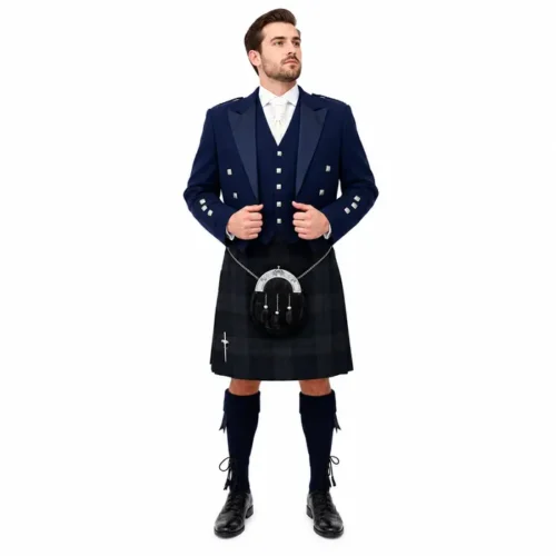 prince charlie jacket navy blue