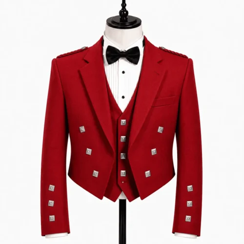 red kilt jacket