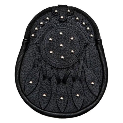 Black Leather Hunting Sporran