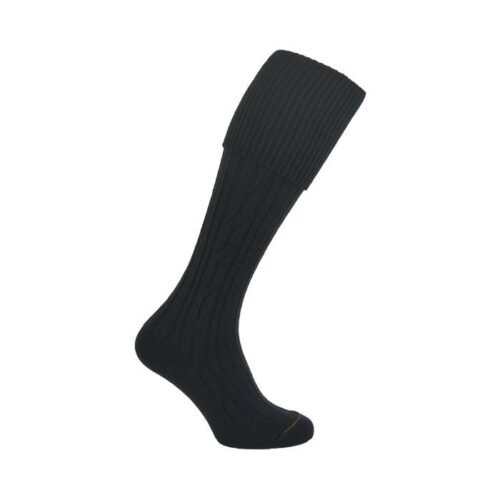 Black Kilt Sock