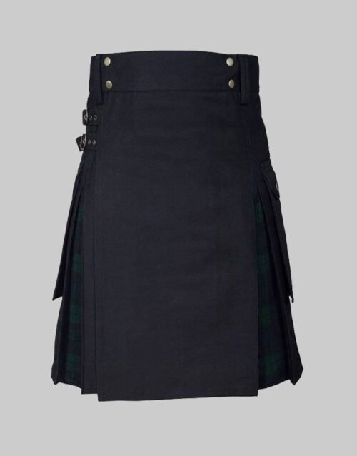 Black Green Hybrid Utility Kilt