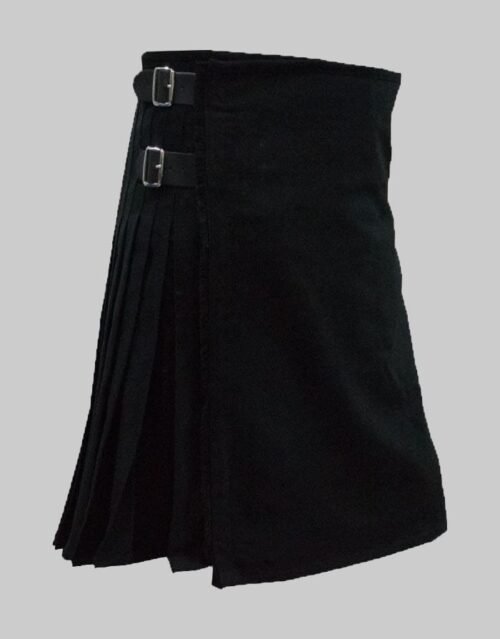 Black Tartan Kilt For Men