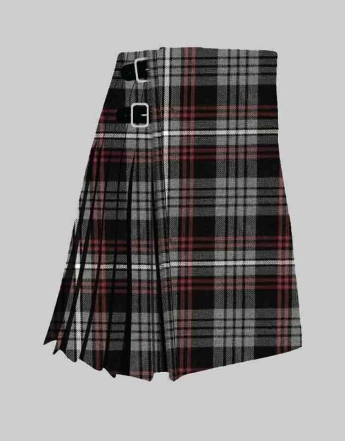 Clan Auld Lang Syne Grey Tartan Kilt