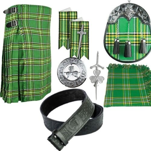 Irish National Tartan Kilt Set