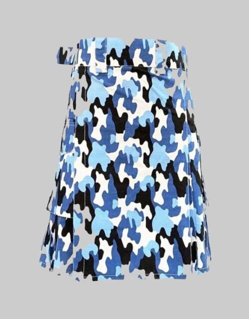 Military Camo Fashion Utility Kilt For Man