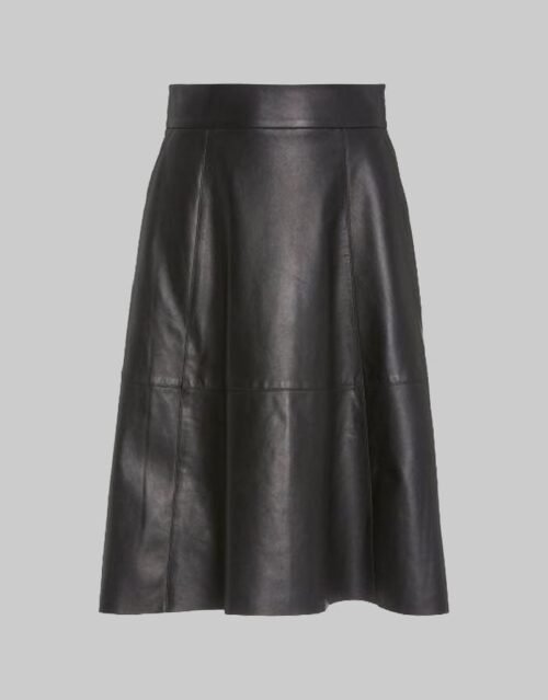 New Black Leather Stylish Kilt For Men