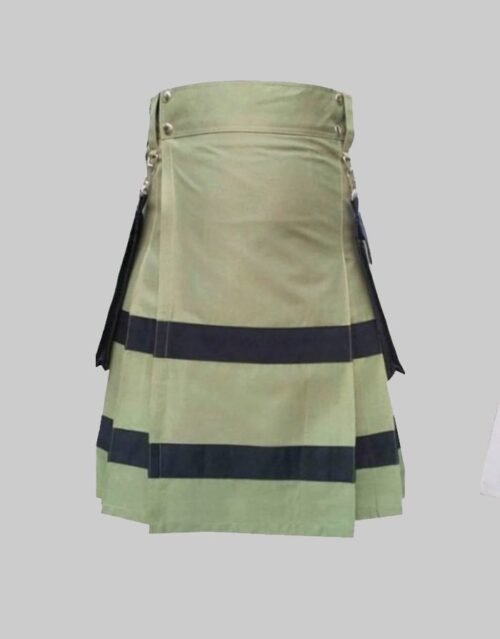 Olive Green Utility Kilt
