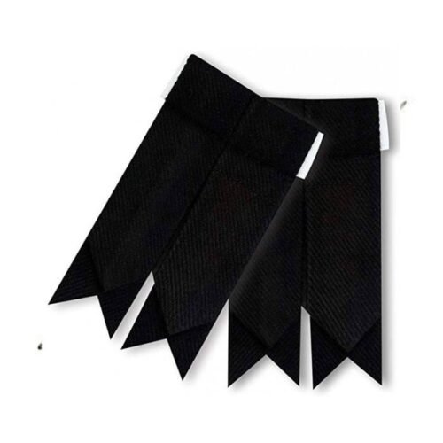 Plain Black Kilt Flashes