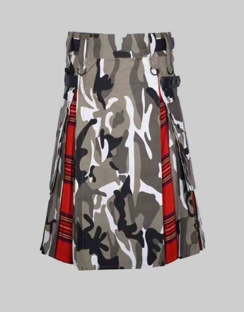 Royal Stewart Tartan Camo Hybrid Kilt