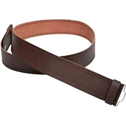 Scottish Brown Plain Leather Kilt Belt