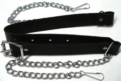 Black Fur Daress Sporran With Chain Belt - Image 2