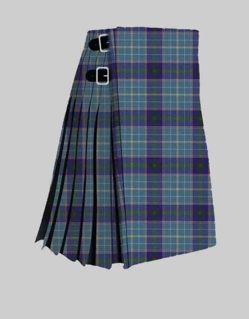 Texas Bluebonnet Tartan Kilt