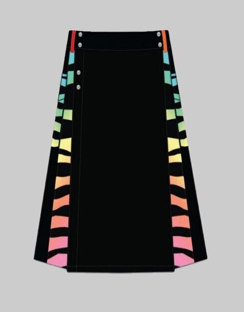 Tiger Striped Rainbow Kilt