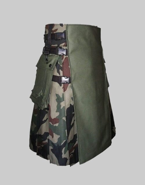 Woodland Camouflage Hybrid Utility kilt