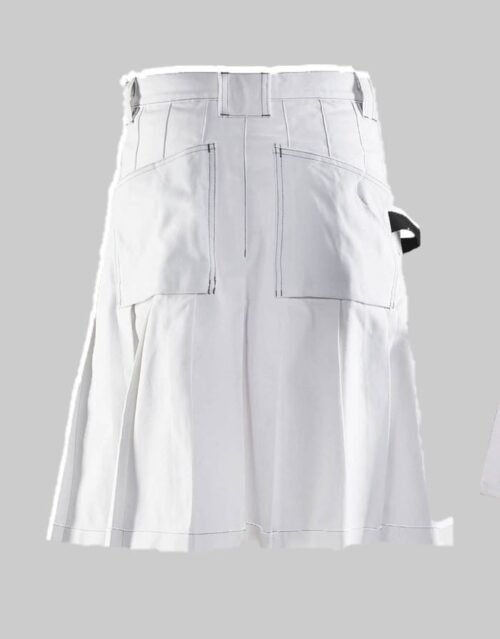 Working White Utility Kilt