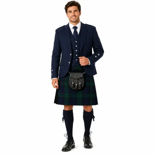 navy blue argyle jacket