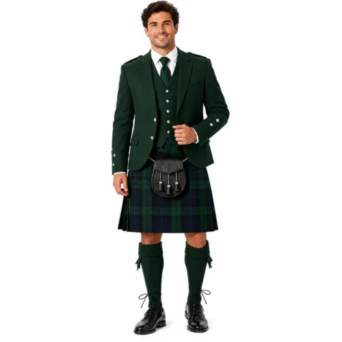 green argyle jacket