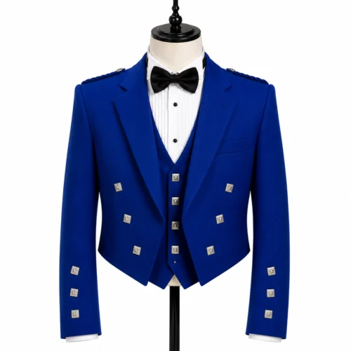 royal blue kilt jacket