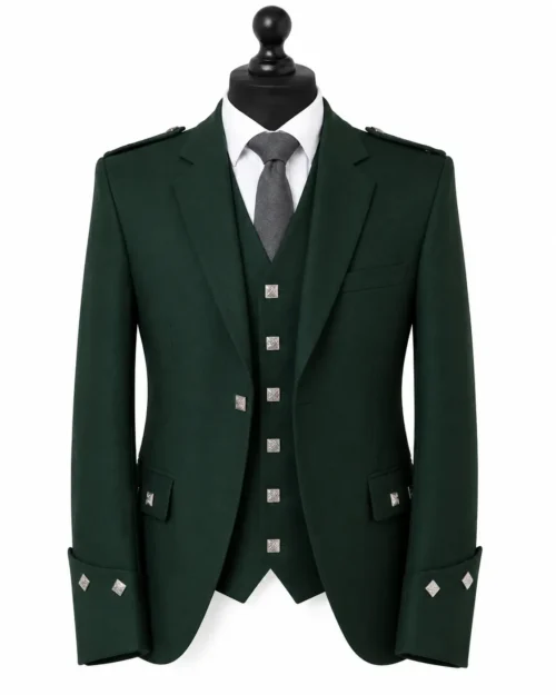 green argyle kilt jacket